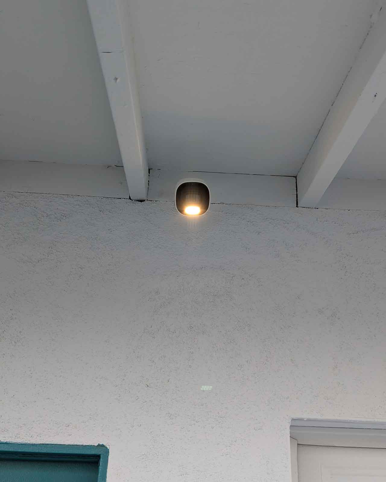 Hardwired spotlight security camera in Indio, CA
